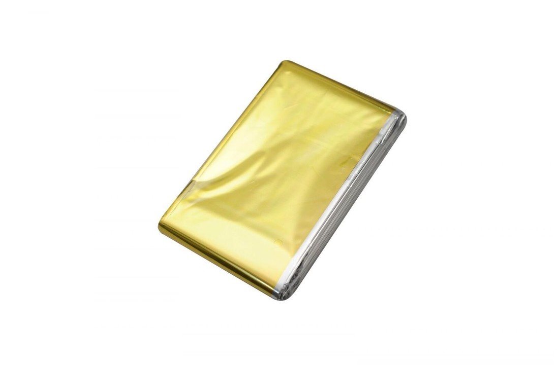 Reddingsdeken zilver/goud 160x210cm