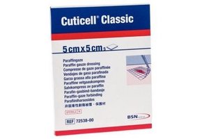 Cuticell Classic zalfgaas 5 x 5 cm; 5 stuks