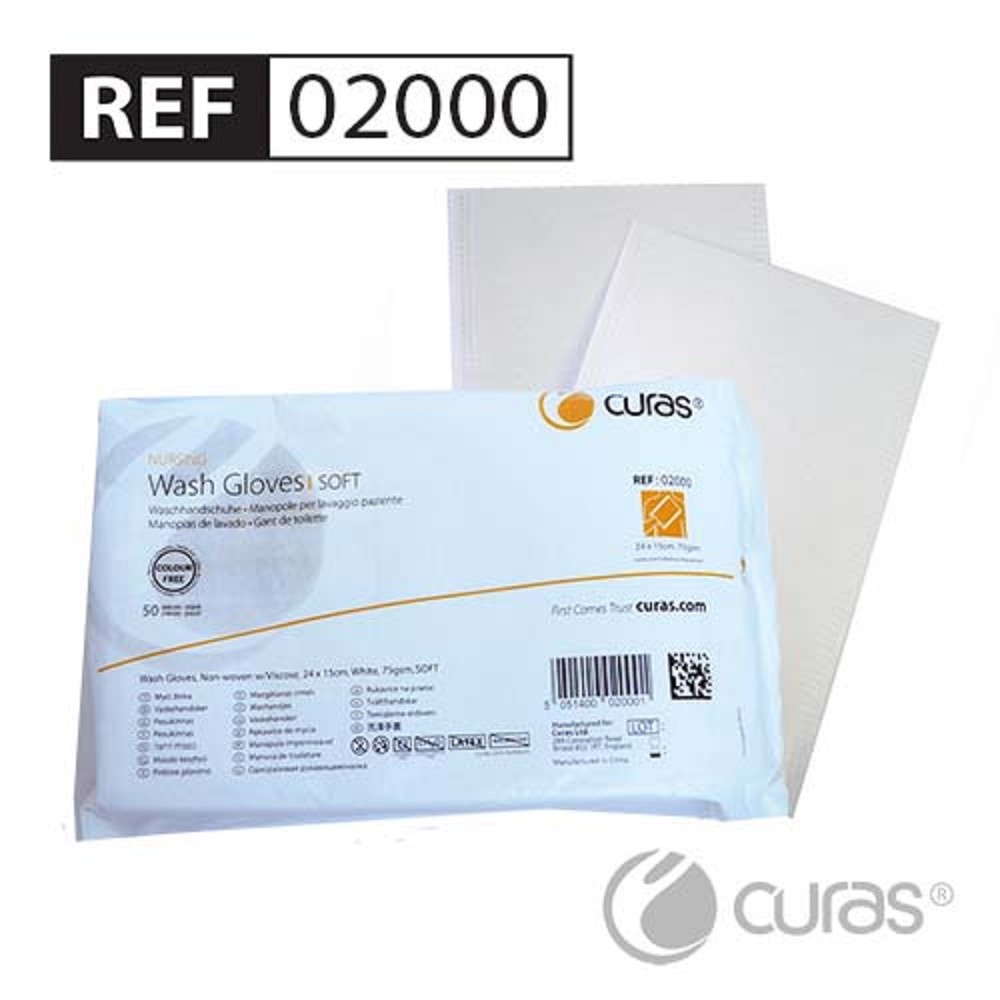 Washandjes Nonwoven 24x16cm SOFT 1x50
