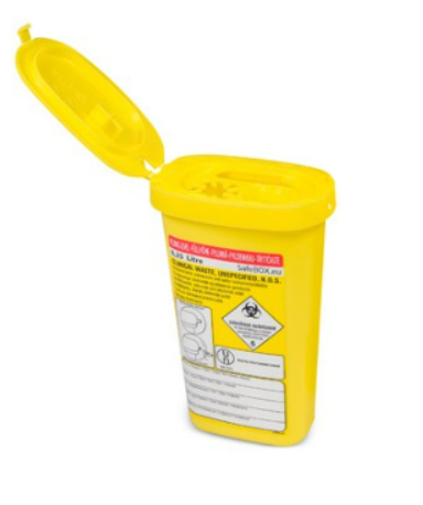 SafeBOX Mini naaldencontainer 0,25 liter