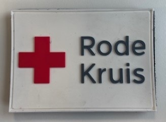 Klitteband logo Rode Kruis voor bevestiging op Catobag