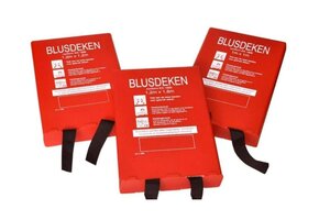 Blusdeken - in platte container