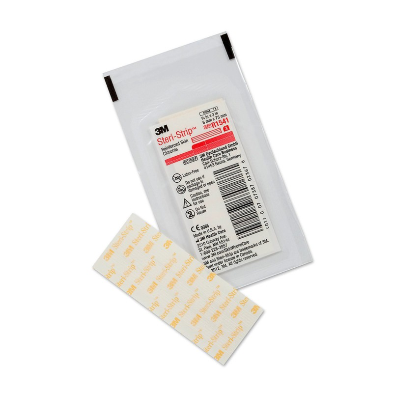 33M Steri-strips hechtstrips -6 x 75 mm (3 strips per envelop)