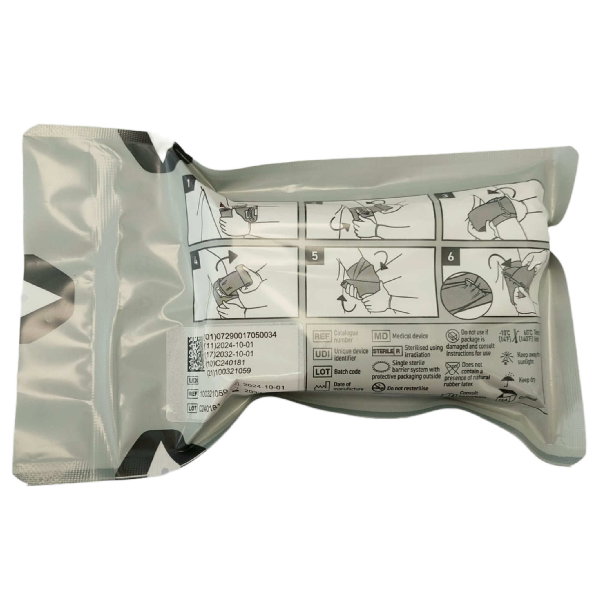 Emergency Traumazwachtel 15cm (per stuk)
