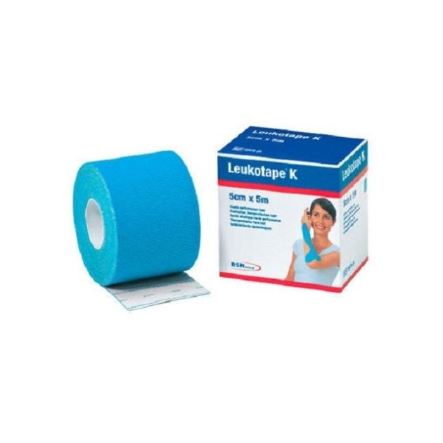 Leukotape K - Blauw - 5 m x 5 cm (per rol)