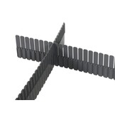 Verdeelstrip lengte 1104mm hoogte 88mm grijs