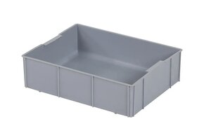 Inzetbak 1/2 voor 600x400mm 355x277xH99mm grijs