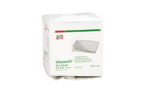 Vliwasoft nonwoven kompres 4L 10x10cm niet steriel (100 stuks)