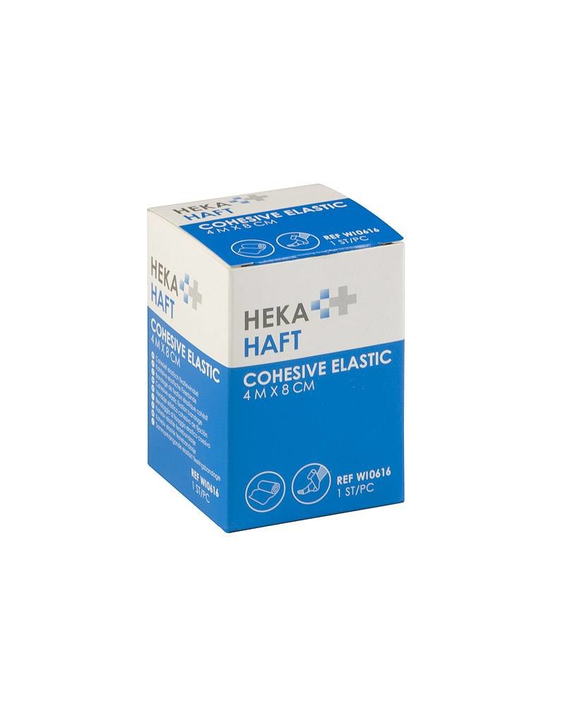 HEKA Haft verklevend elastisch fixatiewindsel - 4 m x 4 cm