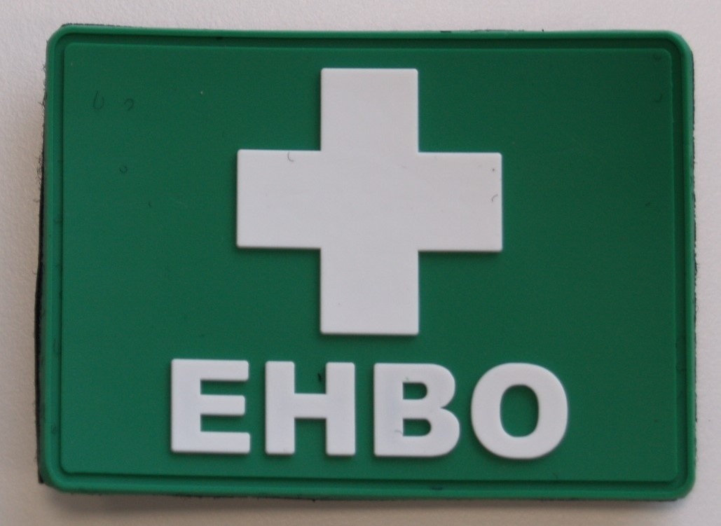 EHBO klittenband logo  voor bevestiging op Catobag