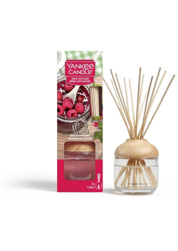 Yankee Candle Red Raspberry Reed Diffuser - STARTER KIT