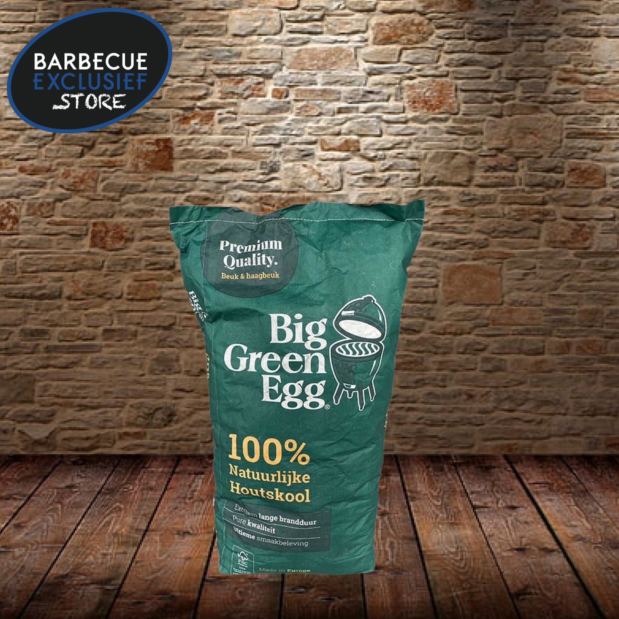 Big Green Egg Big Green Egg  Houtskool 9 kg (wordt NIET verzonden)