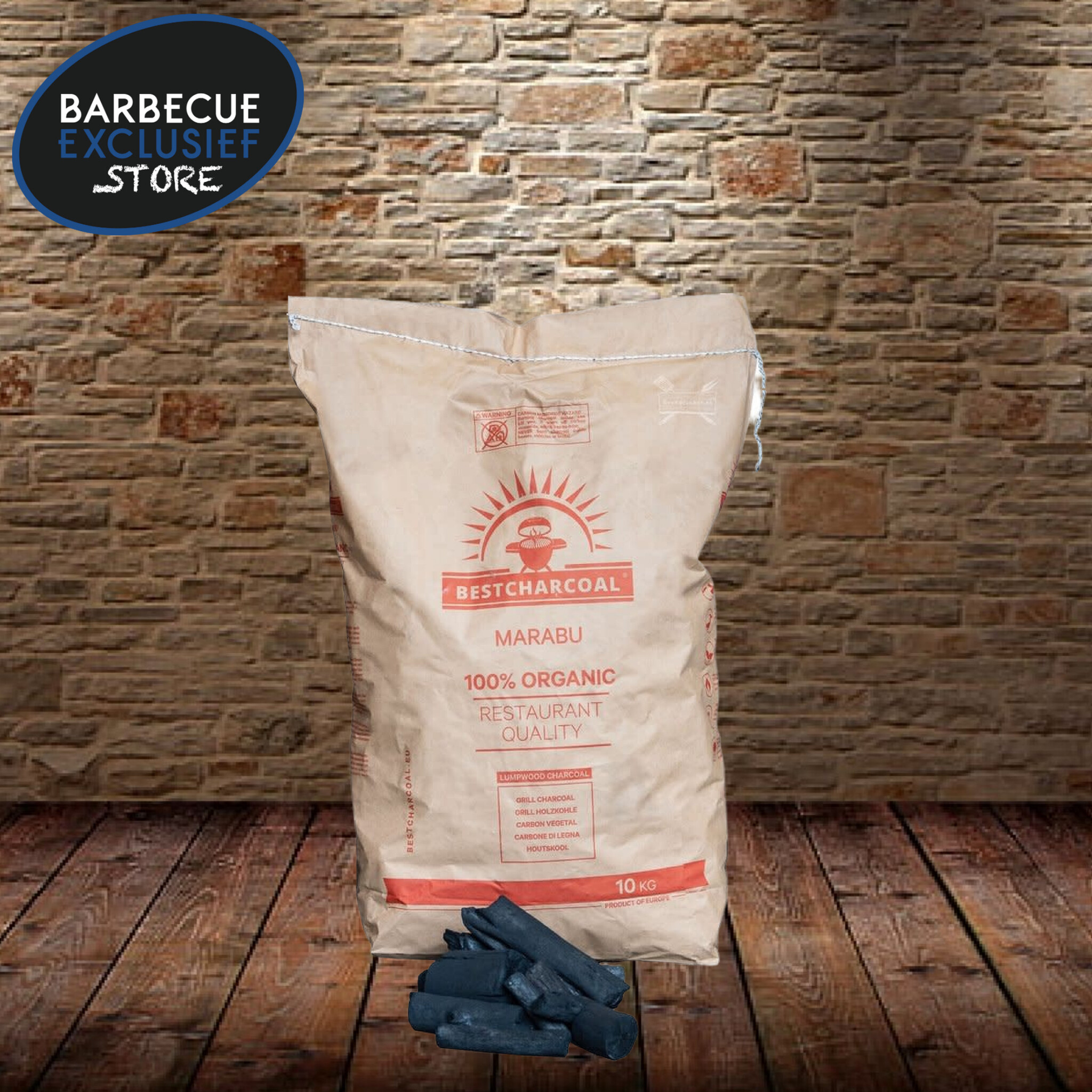 Best Charcoal Best Charcoal Marabu 10 KG AA++ cubaans hardhout