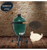 Big Green Egg Big Green Egg Large, + Nest incl. Integgrated handler, Conveggtor en gietijzeren rooster (Starterset)