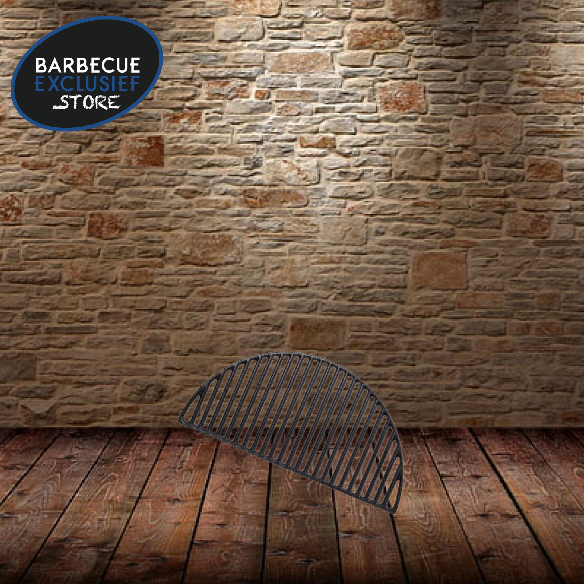 Kamado Joe Kamado Joe Half Moon Cast Iron Cooking Grate -Classic Joe ®