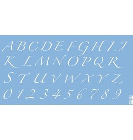 Marabu Marabu Sjabloon Alfabet en Nummers 15 x 10 cm