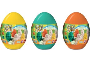 Super Sand Eggs - ei met vormpje en 100g super sand - 1 stuk assorti uitgeleverd