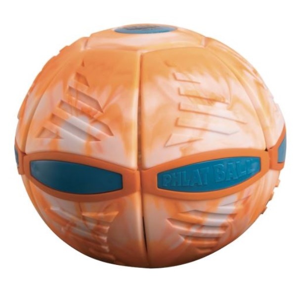Wahu Phlat Ball Swirl Oranje 22 Cm
