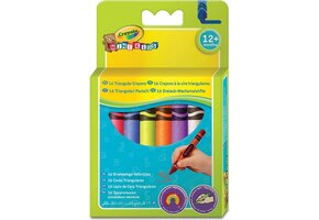 Crayola Mini Kids - 16 Driehoekige waskrijtjes - Verpakkingsschade