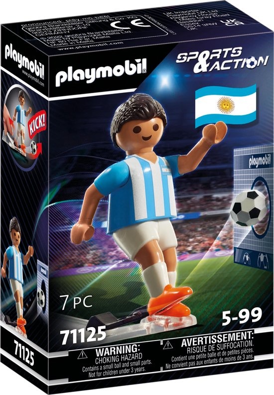 PLAYMOBIL Sports & Action Voetballer ArgentiniÃ« - 71125