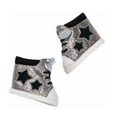 Baby Born Sneakers Trend glitter: zilver - 1 paar