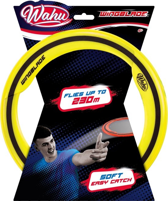 Wahu WingBlade Frisbee - Werp- en vangspel - Geel