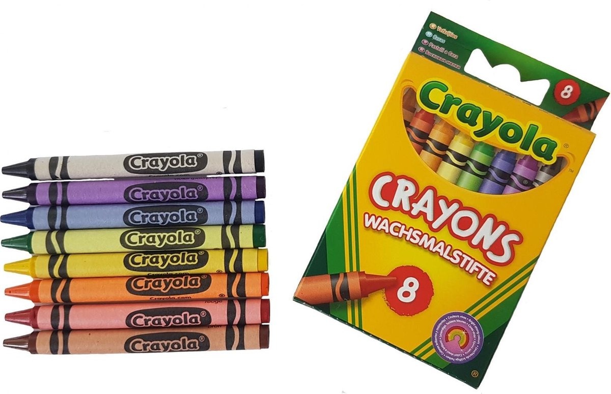 Crayola - Wasco's - 8 Stuks
