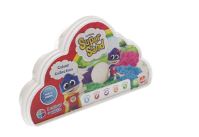 Super Sand Colour Collection wit + 1 groen