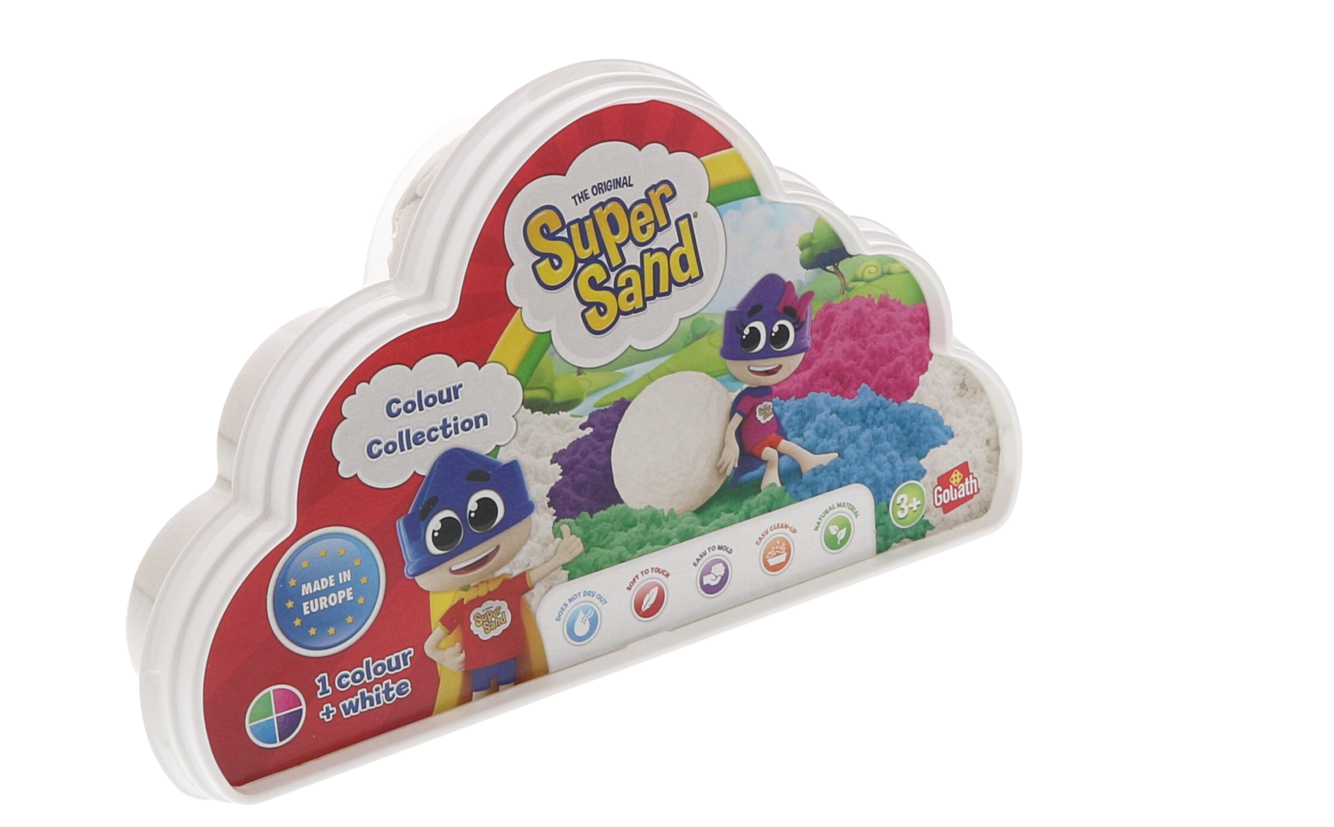 Super Sand Colour Collection wit + 1 groen