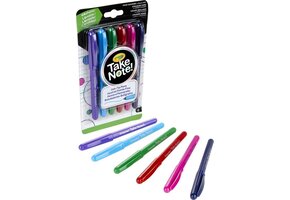 Crayola 6st. Take Note Afwasbare Viltstiften