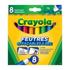 8 Viltstiften met Bolle Punt - Veilig en Wasbaar