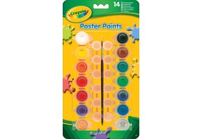 Crayola 14 Stks. Plakkaatverf