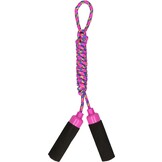 Springtouw speelgoed met Foam handvat - fuchsia touw - buitenspeelgoed
