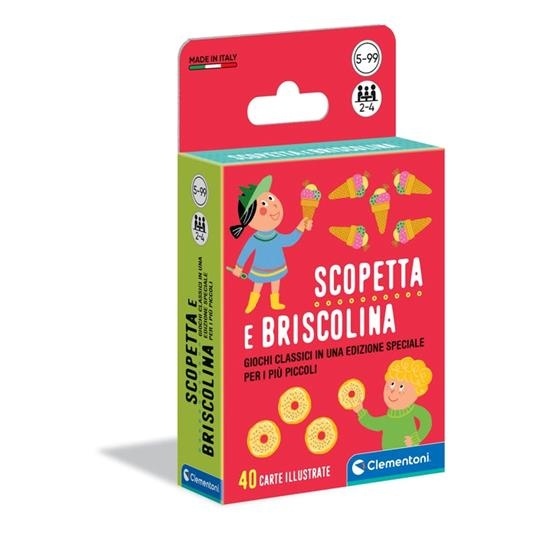 Carte Scopetta e briscolina - 40 carte Illustrate - Italiaanse uitvoering