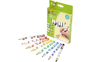 Crayola - Mini Kids - Potlood - 8 Dikke Kleurpotloden Voor Kinderen