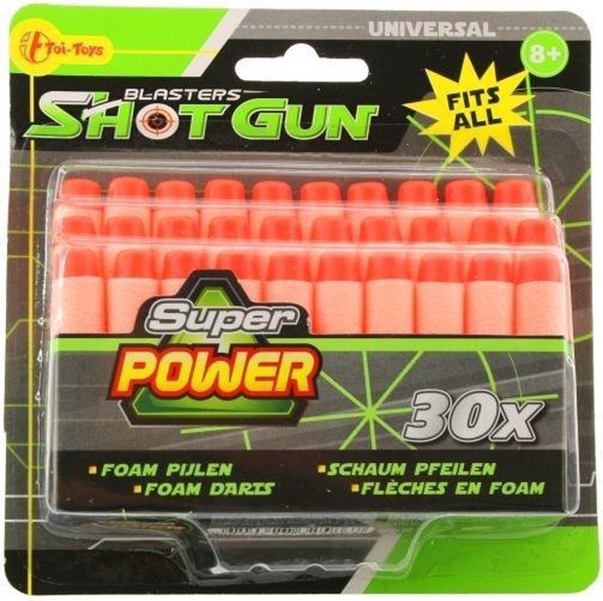 TOIT458305 - Foampijlen Foam StrikeX Toi-Toys: 30 stuks (32586A