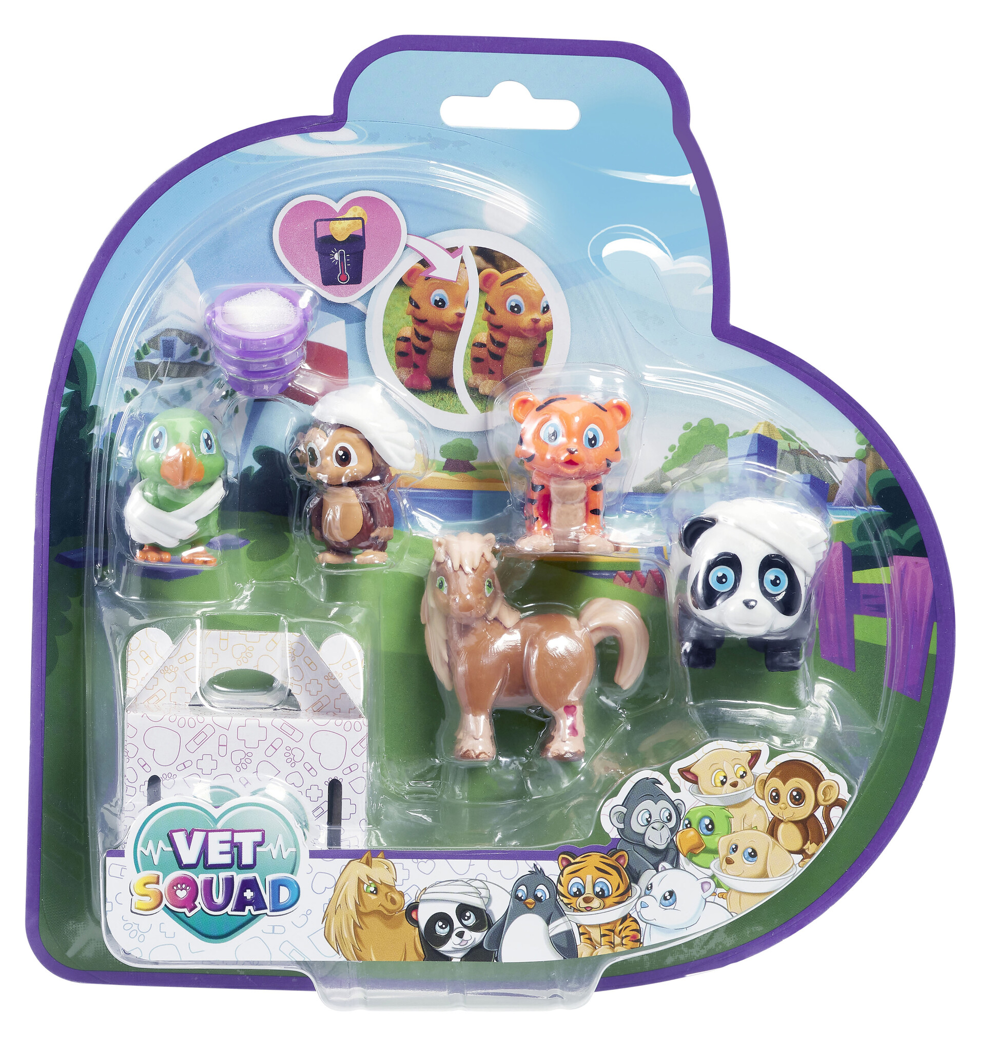 Vet Squad Animals 5-pack - 1 set assorti uitgeleverd