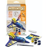 Wood WorX Kit Jet Plane - Modelbouwset incl. verf