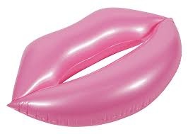 Ring Lips roze 118cm