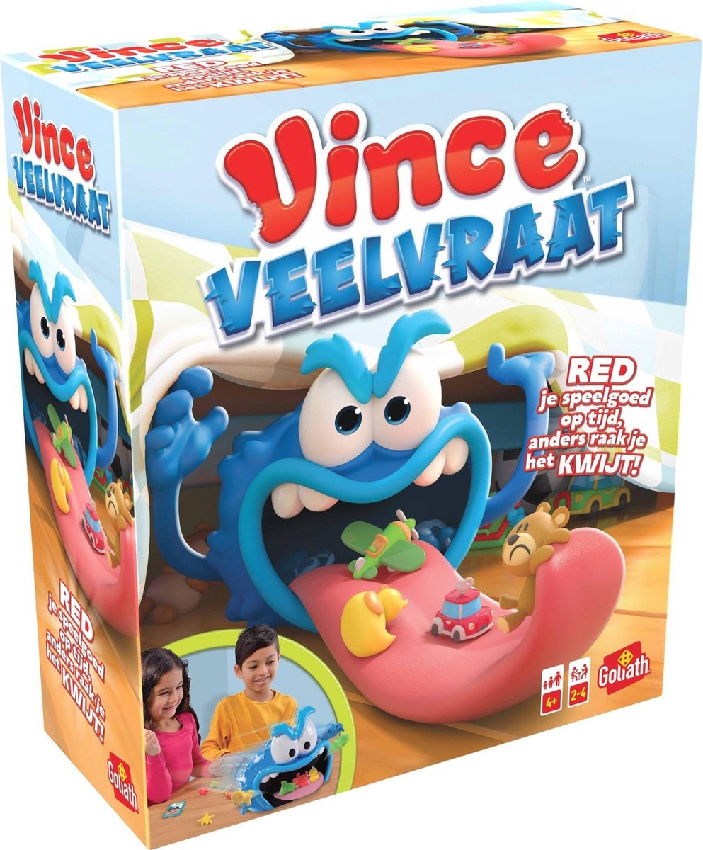 Vince Veelvraat - Kinderspel - Verpakkingsschade