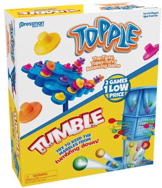 Topple & Tumble  balans spel - 2-in-1 set