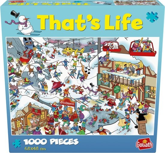 That's Life Puzzle Range - Ski Holidays - 1000 Stukjes
