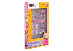 Create it! Create It! Candy Explosion geel Kunstnagels zelfklevend