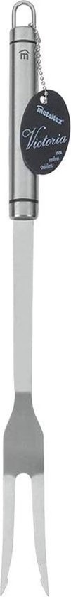 Metaltex Vleesvork Victoria 35 Cm Rvs Zilver