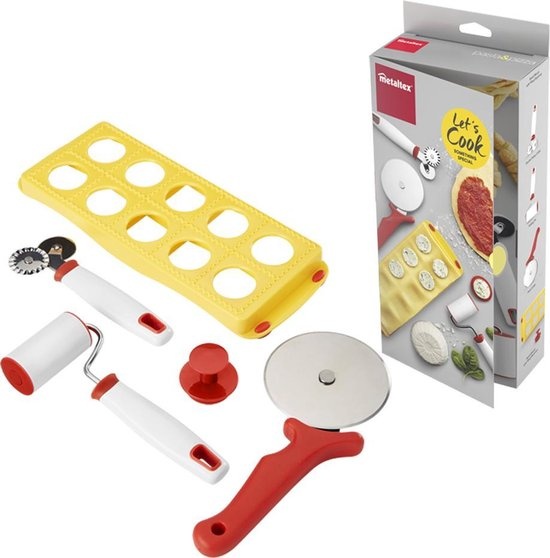 Metaltex - Deko Food Line - Set voor Pasta en Pizza