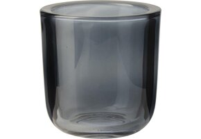 Gusta Glazen Theelichth. 7,5x8cm Blauw