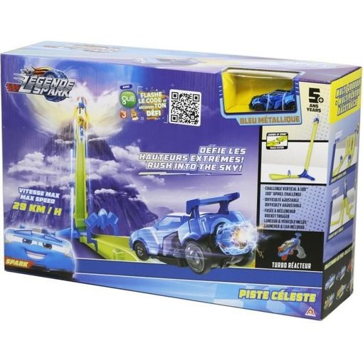 racebaan baan + lanceerinrichting + SPARK-voertuig