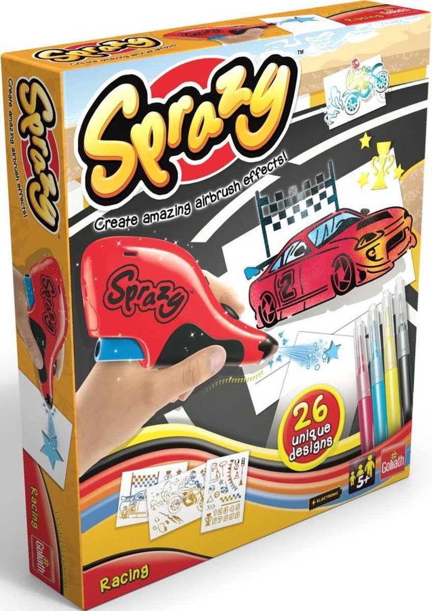 Sprazy Starterset Racing - airbrush effect set