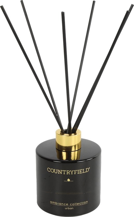 Countryfield Geurstokjes Urban | Zwart | 200 ml