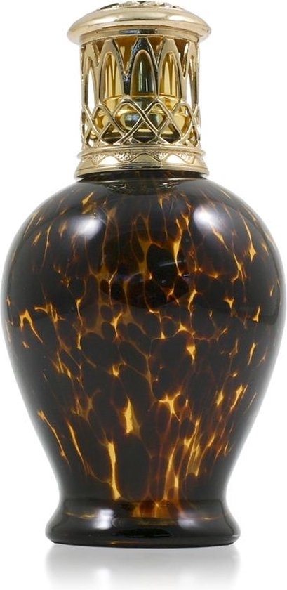 Ashleigh & Burwood Leopard - Geurlamp - Fragrance Lamp S - Bruin Goud - Glas - Huisparfum - Geurbrander